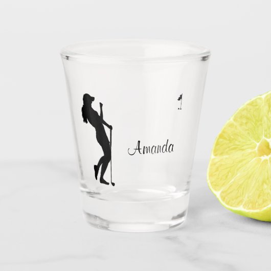 Verre A Shot Golfeuse personnelle (Devant)