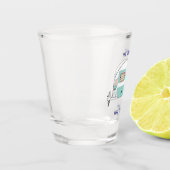 Verre A Shot Gone Camping RV Trailer Camper Shot Glass (Gauche)