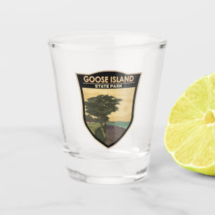 Verre A Shot Goose Island State Park Texas Vintage