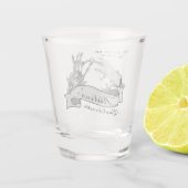 Verre A Shot Gothique Mariée ou Mort Til Death Bachelorette Wee (Dos)