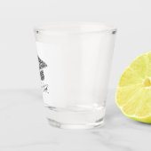 Verre A Shot Graduate Words Graduate Party (Droite)