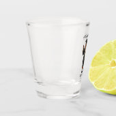 Verre A Shot Graduation de l'aquarelle personnalisée (10) (Gauche)