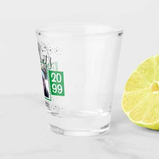 Verre A Shot Graduations Grats Année verte (Droite)