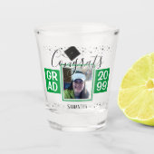 Verre A Shot Graduations Grats Année verte (Devant)