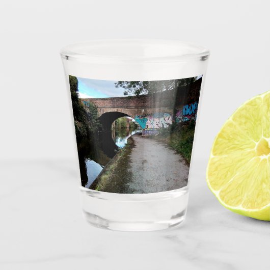 Verre A Shot Graffiti sur le mur (Devant)