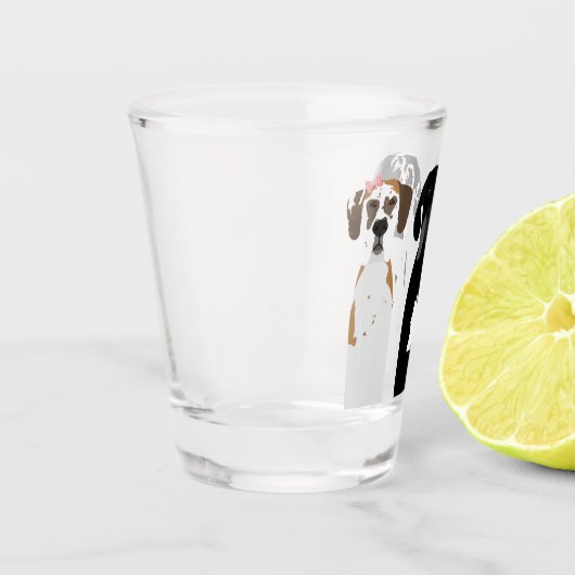 Verre A Shot Grand Chien Danois (Gauche)