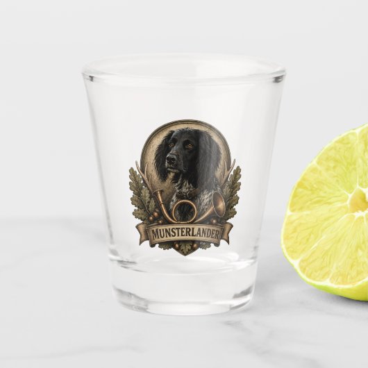 Verre A Shot Grand Munsterlander (Devant)