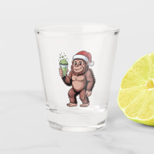 Verre A Shot Grand Noël Sasquatch amateur de Matcha