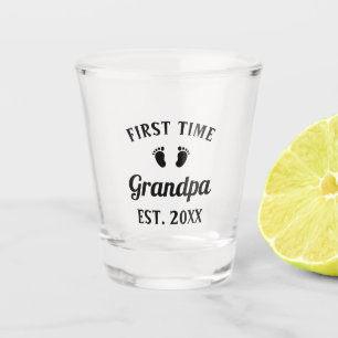 Verre A Shot Grand-père Abuelo Nonno Gramps Première fois Grand