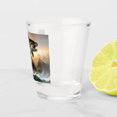Verre A Shot Grande truite dans les rapides (Droite)