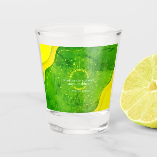 Verre A Shot Gratitude Remains™: Where Love Stays | Inspiration (Devant)