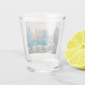 Verre A Shot gratte-ciel moderne de Dubaï Corniche (Dos)
