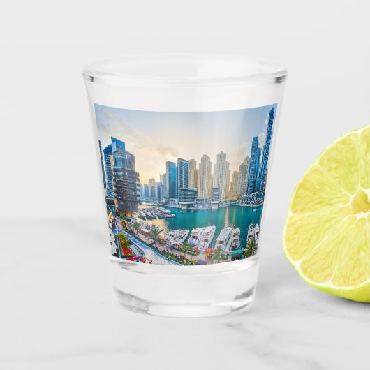 Verre A Shot gratte-ciel moderne de Dubaï Corniche (Devant)
