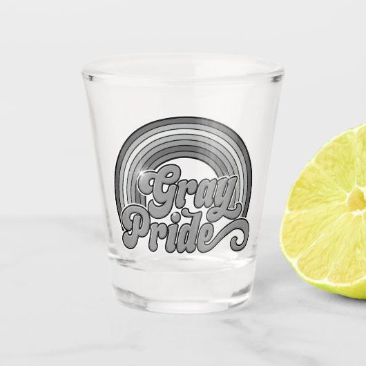 Verre A Shot Gray Pride (Senior retraité) (Devant)