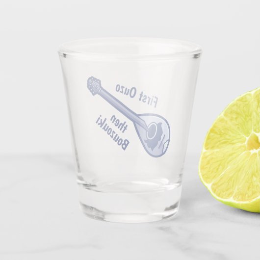 Verre A Shot Grec Bouzouki Tiré (Dos)