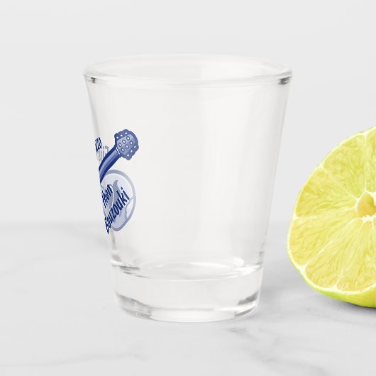 Verre A Shot Grec Bouzouki Tiré (Droite)