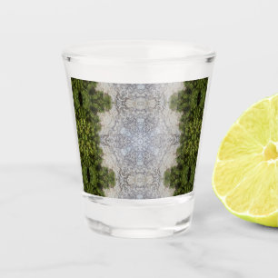 Verre A Shot Green Moss & Earth Nature Art
