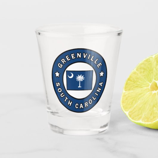 Verre A Shot Greenville Caroline du Sud (Devant)