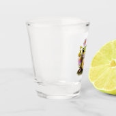Verre A Shot Grenouille mignonne en fleurs (Gauche)