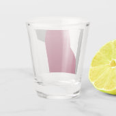 Verre A Shot Gris rose et blanc (Dos)