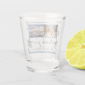 Verre A Shot Gris Starfish Blue Beach Merci de mariage (Dos)