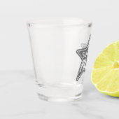 Verre A Shot Gris superbe de papa (Gauche)