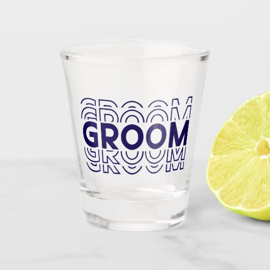 Verre A Shot Groom (Devant)