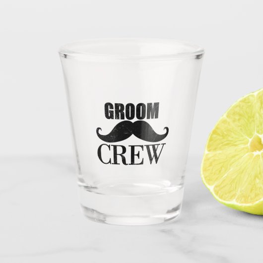 Verre A Shot Groom Crew Bachelor Party Mariage Black Giant (Devant)