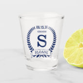 Verre A Shot Groom initial (Devant)