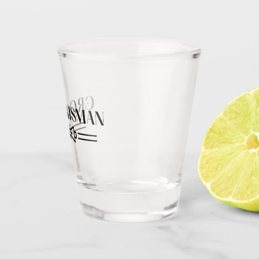 Verre A Shot Groomsman (Droite)