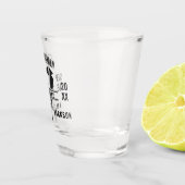 Verre A Shot Groomsman Custom Tuxedo Mariage Faveur Tachée verr (Droite)