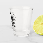 Verre A Shot Groomsman fait sur commande (Droite)