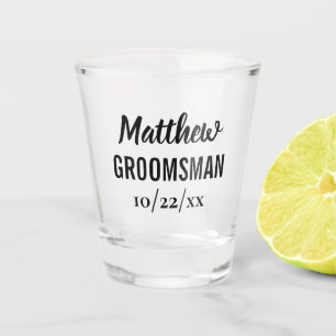 Verre A Shot Groomsmen Bachelor Party Wedding Favoriser