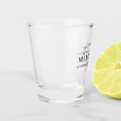 Verre A Shot Groomsmen moderne Cadeau Élégant Mariage Shot Verr (Gauche)