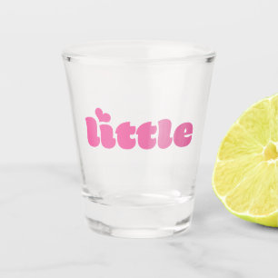 Verre A Shot Grosse Petite Sororité Retro Coeur Tir