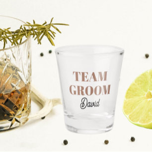 Verre A Shot Groupe de Mariage Mocha Personnalisé