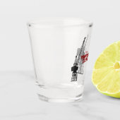 Verre A Shot Grues des chantiers (Gauche)