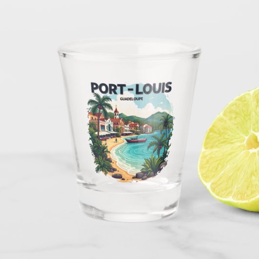 VERRE A SHOT GUADELOUPE (Devant)