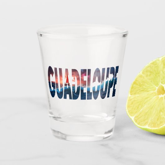 VERRE A SHOT GUADELOUPE (Devant)