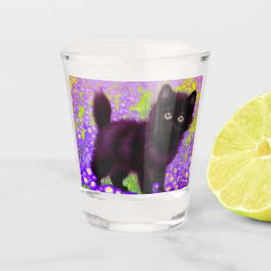 Verre A Shot Gustav Klimt Black Kitten