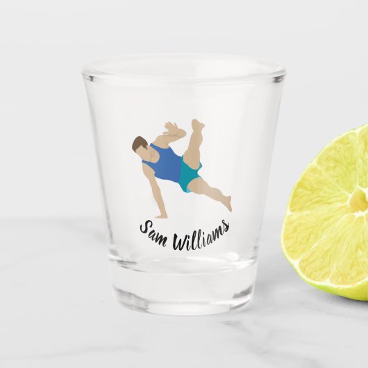 Verre A Shot Gymnaste masculin (Devant)