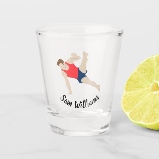 Verre A Shot Gymnaste masculin (Devant)
