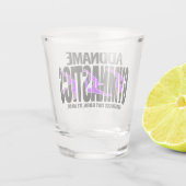 Verre A Shot Gymnastique NOM Équipe acrobatique Gymnaste à ress (Dos)