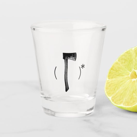 Verre A Shot hache (Devant)