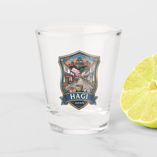 Verre A Shot Hagi Japon (Devant)
