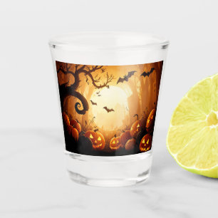 Verre A Shot Halloween/chauve-souris/Citrouille/automne