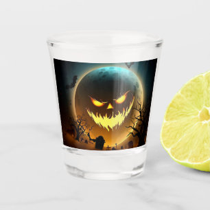 Verre A Shot Halloween/citrouille/Lune/chute