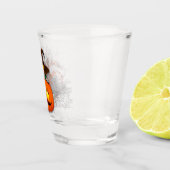 Verre A Shot Halloween Cute Kitty Witch et ami Citrouille (Droite)