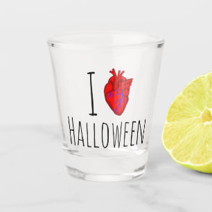 Verre A Shot Halloween de coeur