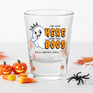 Verre A Shot Halloween drôle jeu de fantôme juste ici pour les 